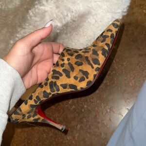 Leopard Print Christian Louboutin Heels
